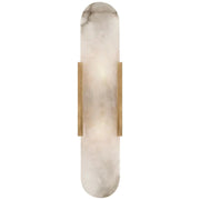 Brixton Melange Elongated Alabaster Wall Sconce 28''