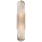 Brixton Melange Elongated Alabaster Wall Sconce 28''