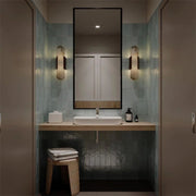 Brixton Melange Elongated Alabaster Wall Sconce 28''