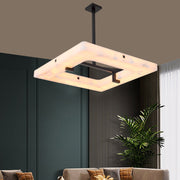 Orion Square Alabaster Chandelier