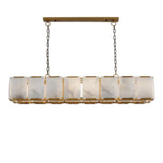 Daybreak Alabaster Rectangle Chandelier