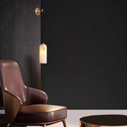 Sovereign Modern Alabaster Wall Sconce