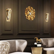 Savoy Crystal Modern Sconce