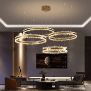 Savoy Crystal Rings Chandelier