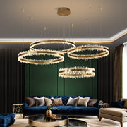 Savoy Crystal Rings Chandelier