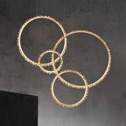 Savoy Rock Crystal Ring Chandelier