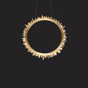 Savoy Rock Crystal Ring Chandelier
