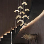 Savoy Staircase Crystal Chandelier