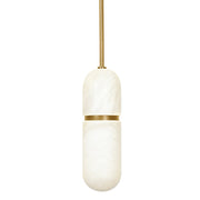 Garnet Alabaster Pendant Light