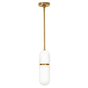 Garnet Alabaster Pendant Light