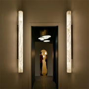 Noble Modern Alabaster Wall Sconce 3''