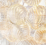 Aurum Glass  Ring Chandelier 63