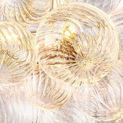 Aurum Glass  Round Chandelier 24