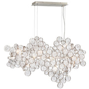Hearth Trento Clustered Glass Linear Chandelier