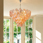 Rosavane Wave Murano-Style Glass Chandelier — detail view 3
