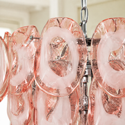 Rosavane Wave Murano-Style Glass Chandelier — detail view 4