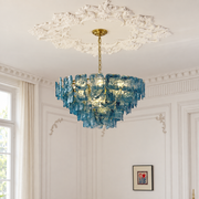 Avenselle Tessera Murano-Style Glass Chandelier — detail view 2