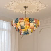 Avenselle Tessera Murano-Style Glass Chandelier — detail view 3