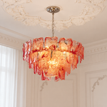Avenselle Tessera Murano-Style Glass Chandelier — detail view 4