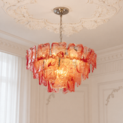 Avenselle Tessera Murano-Style Glass Chandelier — detail view 4