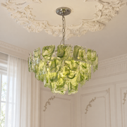 Avenselle Tessera Murano-Style Glass Chandelier — detail view 5