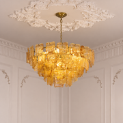 Avenselle Tessera Murano-Style Glass Chandelier — detail view 6