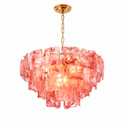 Avenselle Tessera Murano-Style Glass Chandelier — detail view 15