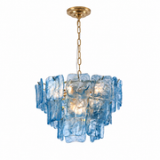 Avenselle Tessera Murano-Style Glass Chandelier — detail view 17