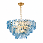 Avenselle Tessera Murano-Style Glass Chandelier — detail view 18