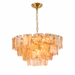 Avenselle Tessera Murano-Style Glass Chandelier — detail view 21
