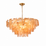 Avenselle Tessera Murano-Style Glass Chandelier — detail view 22