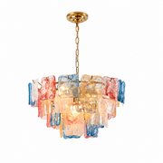 Avenselle Tessera Murano-Style Glass Chandelier — detail view 24