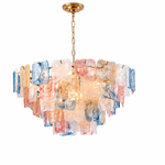 Avenselle Tessera Murano-Style Glass Chandelier — detail view 25