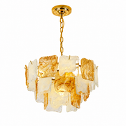 Avenselle Tessera Murano-Style Glass Chandelier — detail view 29