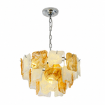 Avenselle Tessera Murano-Style Glass Chandelier — detail view 47