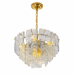 Avenselle Tessera Murano-Style Glass Chandelier — detail view 54