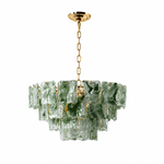 Avenselle Tessera Murano-Style Glass Chandelier — detail view 61