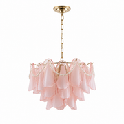 Gildessa Petal Murano-Style Glass Chandelier — detail view 4