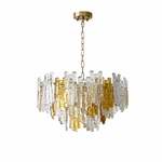 Auralith Facet Murano-Style Glass Chandelier — product view