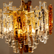 Auralith Facet Murano-Style Glass Chandelier — detail view 4