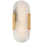Brixton Melange Elongated Alabaster Wall Sconce 10