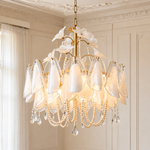 Lysendra Garland Murano-Style Glass Chandelier — detail view 3
