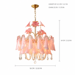 Lysendra Garland Murano-Style Glass Chandelier — detail view 8
