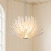 Orelisse Orchid Murano-Style Glass Chandelier — detail view 2