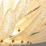 Orelisse Orchid Murano-Style Glass Chandelier — detail view 4