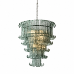 Caelune Tower Murano-Style Glass Chandelier — product view