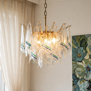 Maravelle Current Murano-Style Glass Chandelier — detail view 3