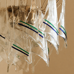 Maravelle Current Murano-Style Glass Chandelier — detail view 4