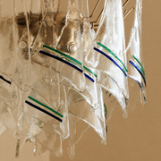 Maravelle Current Murano-Style Glass Chandelier — detail view 4