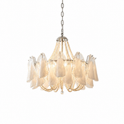 Nacressa Petal Murano-Style Glass Chandelier — product view